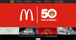 Desktop Screenshot of mcdonalds.cz