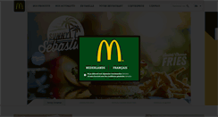 Desktop Screenshot of mcdonalds.be