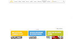 Desktop Screenshot of mcdonalds.de