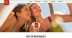 Desktop Screenshot of mcdonalds.com.ve