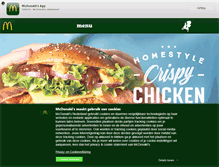 Tablet Screenshot of mcdonalds.nl