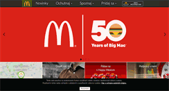 Desktop Screenshot of mcdonalds.sk