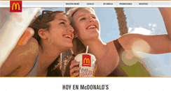 Desktop Screenshot of mcdonalds.co.cr
