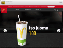 Tablet Screenshot of mcdonalds.fi