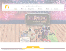 Tablet Screenshot of mcdonalds.com.py