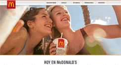 Desktop Screenshot of mcdonalds.com.mx