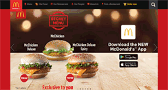 Desktop Screenshot of mcdonalds.co.za