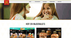 Desktop Screenshot of mcdonalds.com.pr