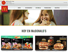 Tablet Screenshot of mcdonalds.com.pr