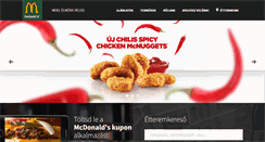 Desktop Screenshot of mcdonalds.hu